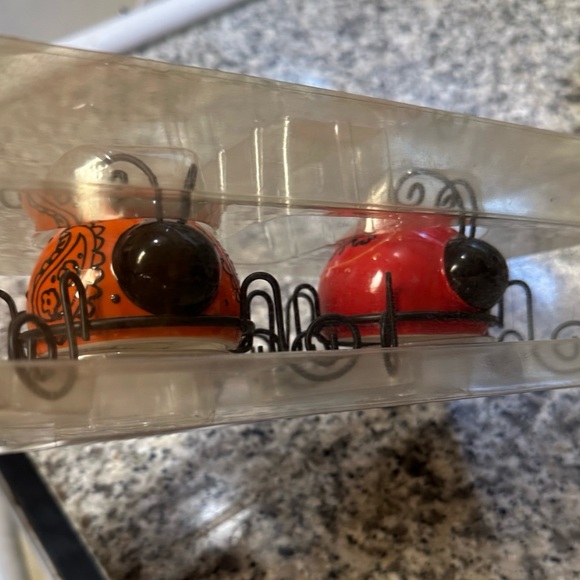 Ladybug Salt & Pepper Shakers From Hobby Lobby 2011 Outdoor Collection - Picture 11 of 15